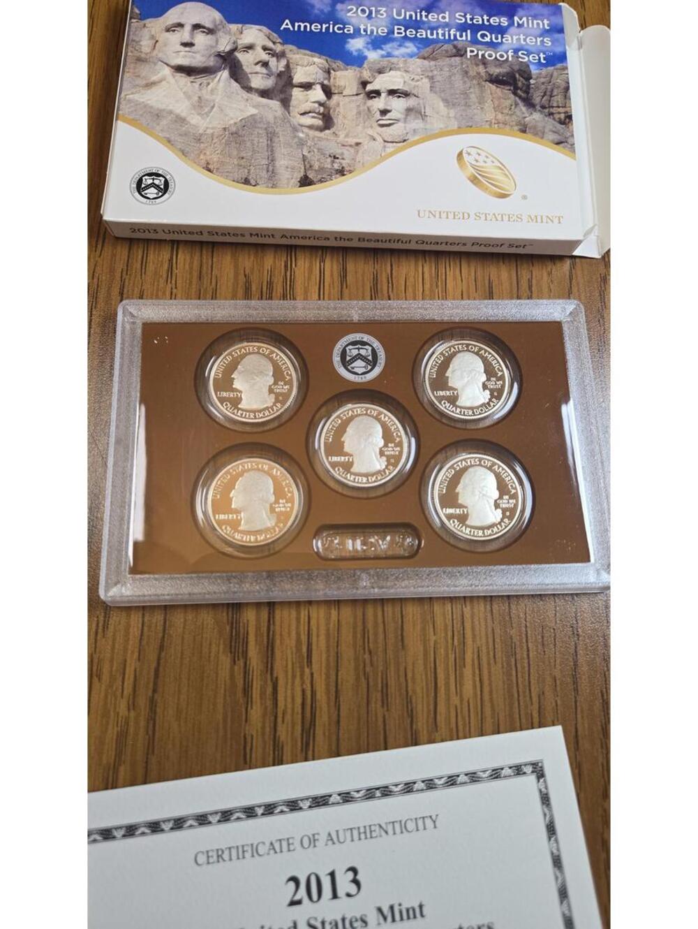 2013 United States Mint America the Beautiful Quarters Proof Set - Picture 3 of 4